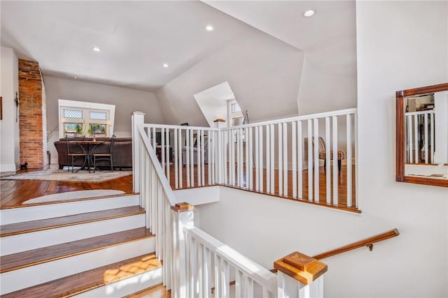 301 Meyers Ave, Meyersdale Boro, PA 15552 - staircase with recessed lighting
