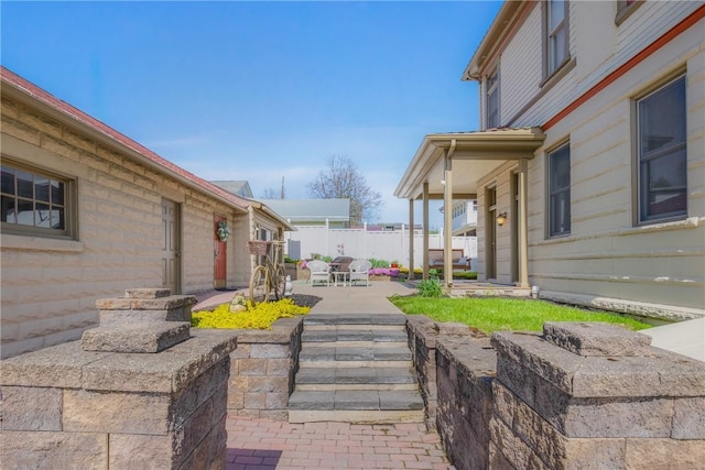 301 Meyers Ave, Meyersdale Boro, PA 15552 - view of yard with a patio area and fence