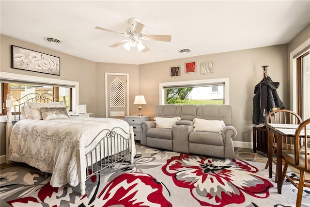 301 Meyers Ave, Meyersdale Boro, PA 15552 - bedroom with baseboards and ceiling fan