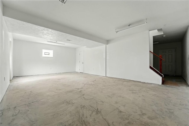 958 Cliff Mine Rd, Coraopolis, PA 15108 - unfurnished room with unfinished concrete flooring and stairs