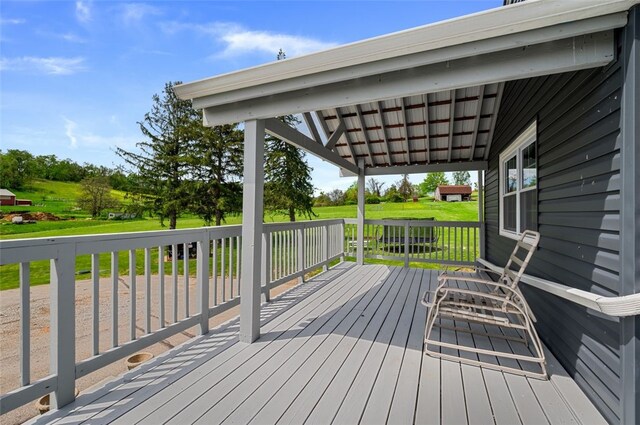 10 Chestnut Ln, Finleyville, PA 15332 - view of deck