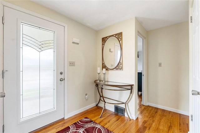 117 Teal Dr, Kennedy Twp, PA 15136 - foyer entrance with light wood-type flooring and baseboards