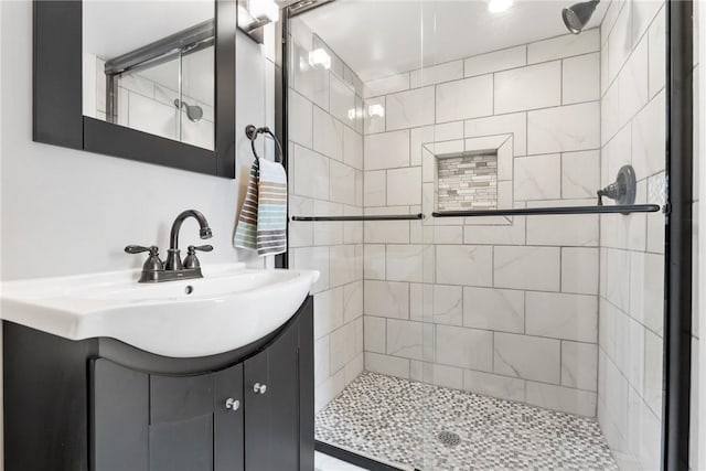 117 Teal Dr, Kennedy Twp, PA 15136 - full bath with vanity and a shower stall