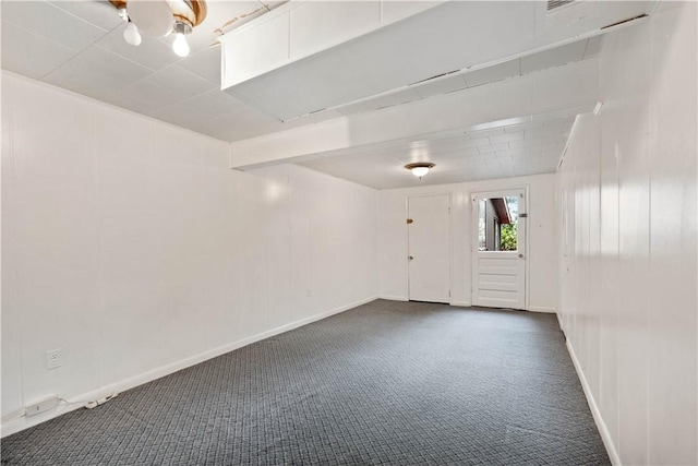 412 Palomino Dr, North Fayette, PA 15071 - spare room featuring dark carpet and baseboards