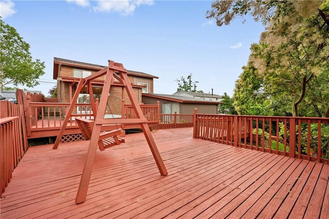 412 Palomino Dr, North Fayette, PA 15071 - view of wooden terrace