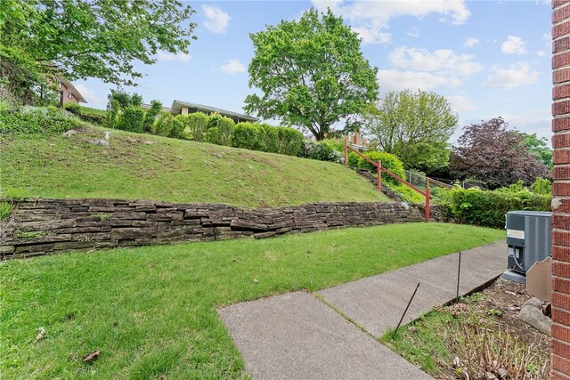 2405 Whited St, Brookline, PA 15226 - view of green lawn featuring central AC