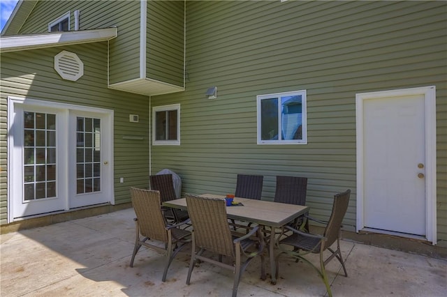 view of patio / terrace with outdoor dining area