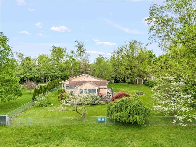 128 Evergreen Dr, Peters Twp, PA 15317 - view from above of property
