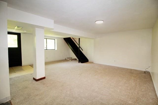 513 Crestview Dr, Plum Boro, PA 15239 - bonus room with carpet flooring and baseboards