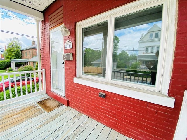 811 Farragut St, Highland Park, PA 15206 - wooden deck featuring a porch