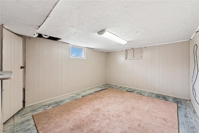 28 Main St, Clarksville, PA 15322 - basement with wood finished floors and wood walls