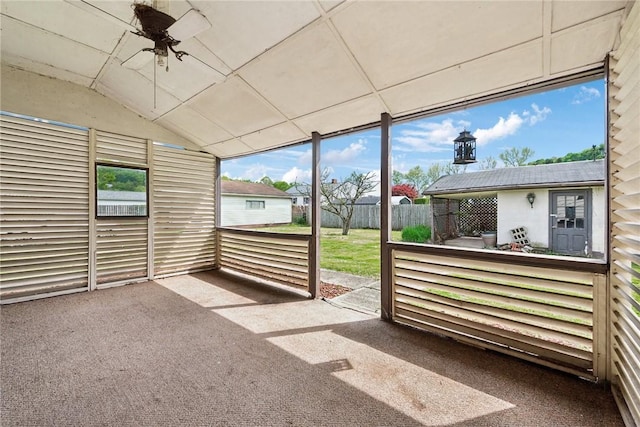28 Main St, Clarksville, PA 15322 - unfurnished sunroom with ceiling fan and healthy amount of natural light