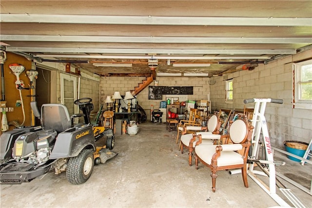 230 Brookwood Rd, Peters Twp, PA 15367 - garage with concrete block wall