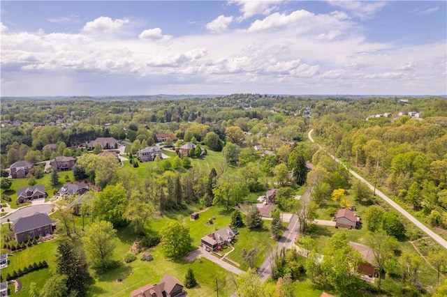 230 Brookwood Rd, Peters Twp, PA 15367 - aerial view of residential area featuring a heavily wooded area