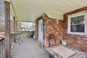 view of patio featuring covered porch
