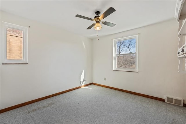 149 Fairfax Rd, Forest Hills Boro, PA 15221 - carpeted spare room featuring ceiling fan and baseboards
