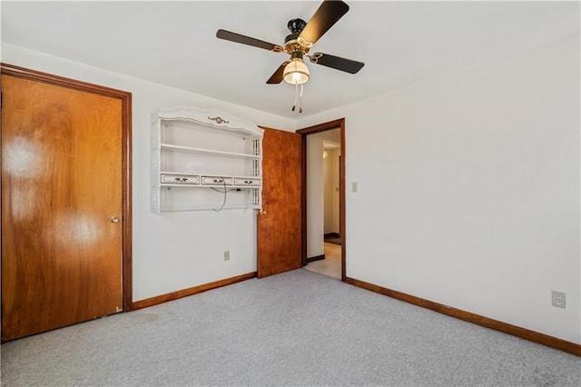 149 Fairfax Rd, Forest Hills Boro, PA 15221 - unfurnished bedroom with carpet, baseboards, and a ceiling fan