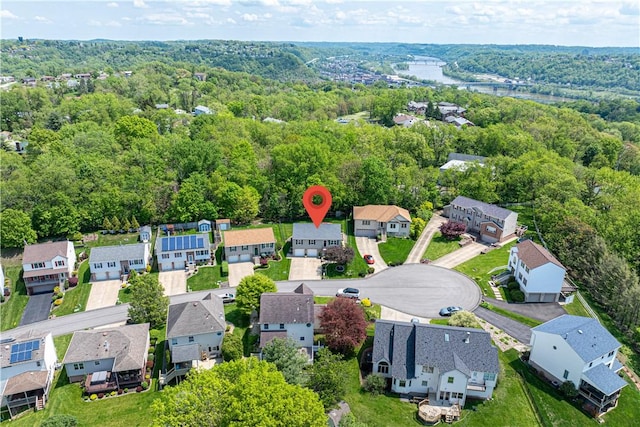 113 Seavey Highlands, Shaler, PA 15223 - aerial view of residential area featuring a forest