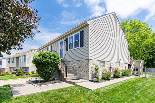 113 Seavey Highlands, Shaler, PA 15223 - view of front of home with stairway and a front yard