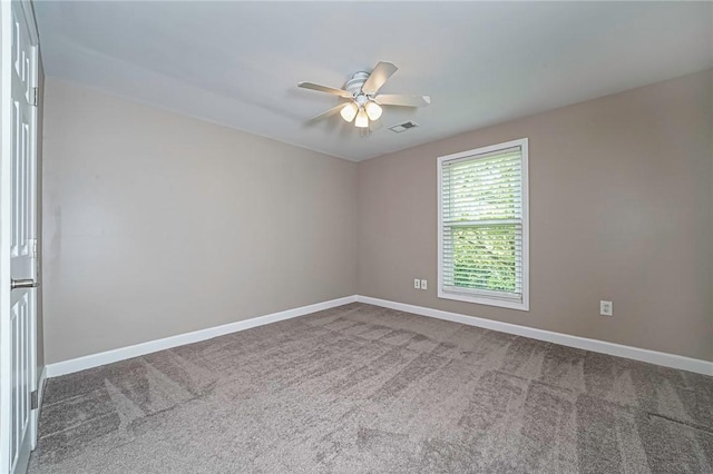 1611 Kenzie Dr, Robinson Twp Nwa, PA 15205 - carpeted spare room with ceiling fan and baseboards