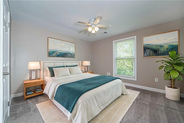 1611 Kenzie Dr, Robinson Twp Nwa, PA 15205 - carpeted bedroom with baseboards and ceiling fan