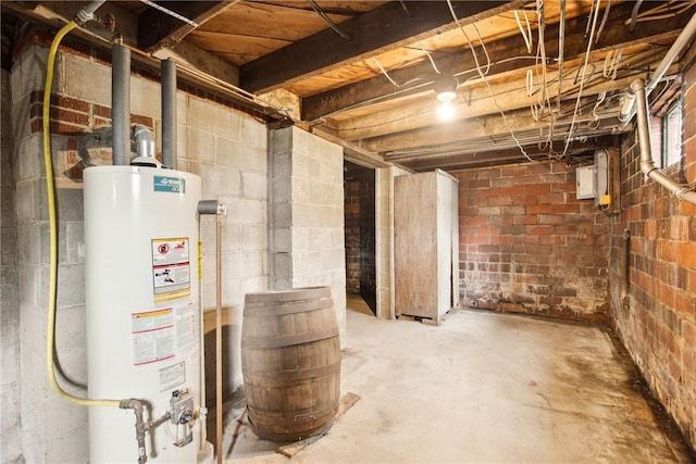 108 Gay St, Salisbury, PA 15558 - unfinished below grade area with water heater