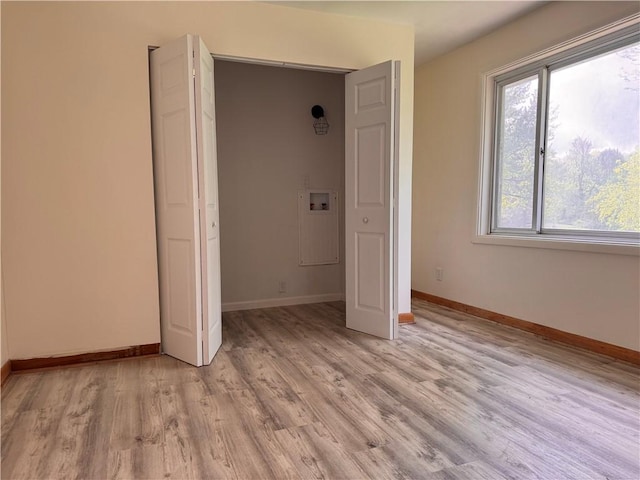 1350 George St, Hermitage, PA 16148 - unfurnished bedroom with light wood finished floors and baseboards