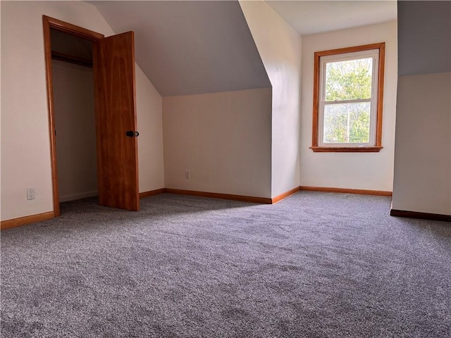 1350 George St, Hermitage, PA 16148 - bonus room featuring carpet flooring, vaulted ceiling, and baseboards