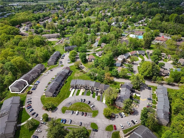 view of property location with nearby suburban area