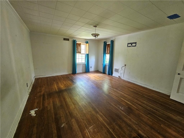 256 Duff Rd, Penn Hills, PA 15235 - empty room featuring ornamental molding and hardwood / wood-style floors