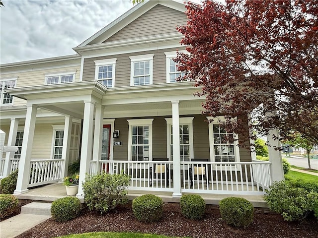 1241 Newbury Highland, South Fayette, PA 15017 - view of front of property with covered porch