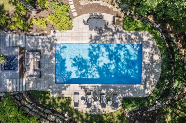 904 Champlain Pl, Adams Twp, PA 15044 - drone / aerial view of a pool area