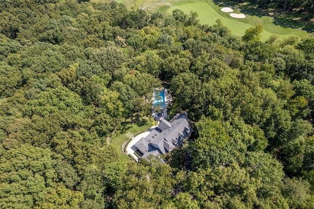 904 Champlain Pl, Adams Twp, PA 15044 - drone / aerial view of a heavily wooded area and a golf club
