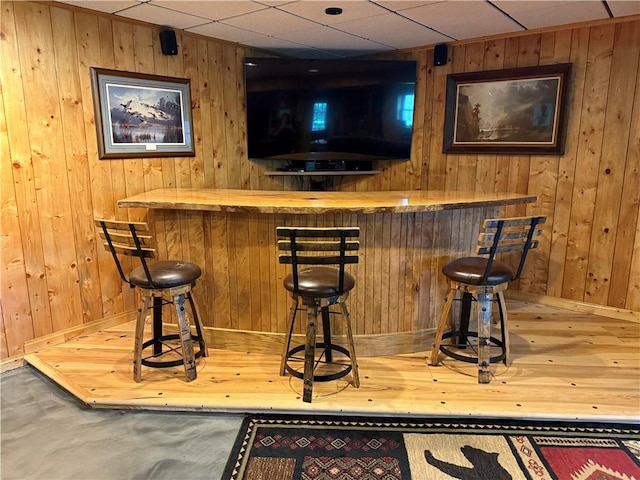 111 Mccall Rd, Franklin Twp But, PA 16001 - indoor bar with wooden walls and baseboards