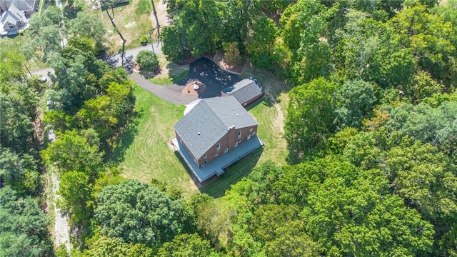 aerial view of property's location