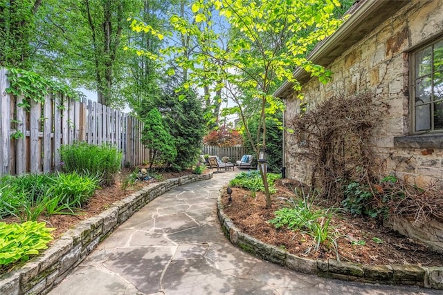 401 Parker Dr, Mt Lebanon, PA 15216 - view of home's community with a patio area and a fenced backyard