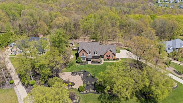 149 Walnut Ridge Dr, Chippewa Twp, PA 15010 - aerial view of property and surrounding area featuring a forest