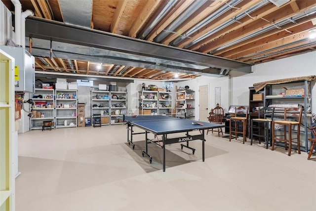 149 Walnut Ridge Dr, Chippewa Twp, PA 15010 - recreation room featuring concrete floors