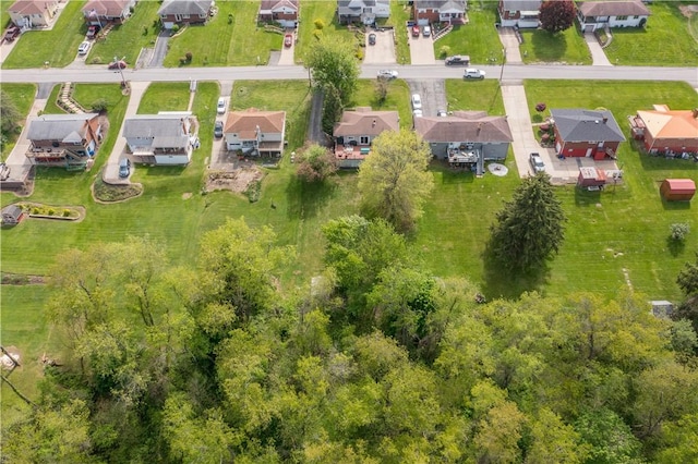 aerial overview of property's location with nearby suburban area