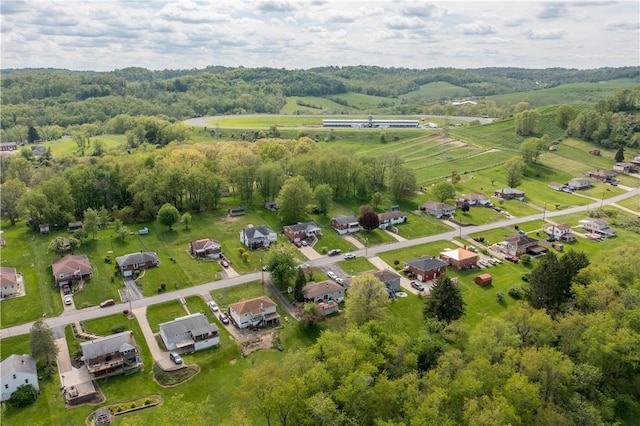 aerial overview of property's location