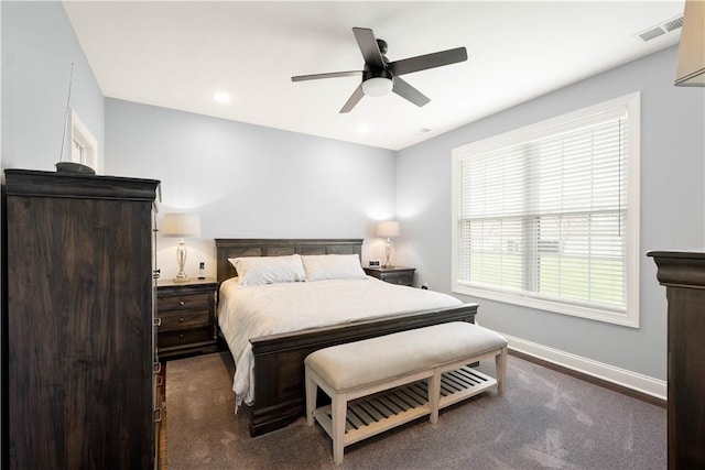 112 Shelton Place Dr, Connoquenessing Boro, PA 16033 - bedroom featuring ceiling fan and baseboards