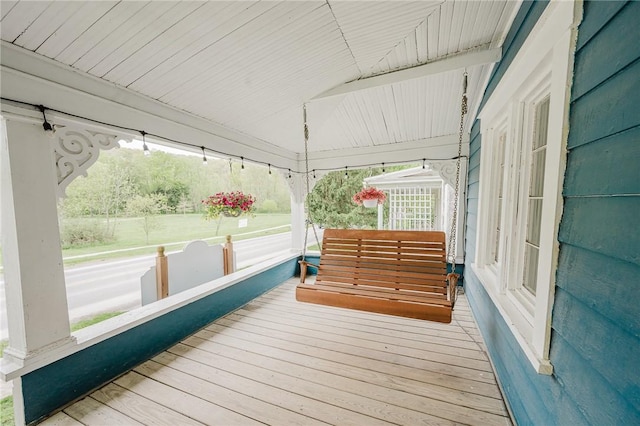 154 E Kittanning St, W/N Mahoning Twps, PA 16256 - deck featuring a porch