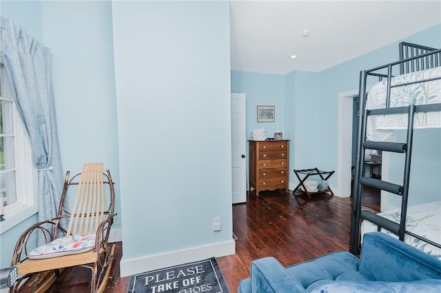 154 E Kittanning St, W/N Mahoning Twps, PA 16256 - living area featuring hardwood / wood-style floors and baseboards