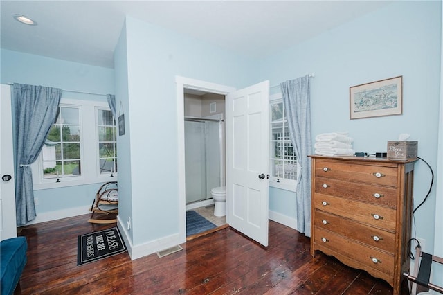 154 E Kittanning St, W/N Mahoning Twps, PA 16256 - bedroom featuring dark wood finished floors and baseboards