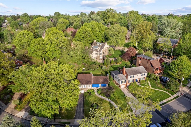 drone / aerial view