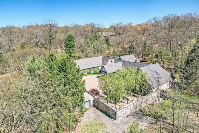 1700 Forker Blvd, Hermitage, PA 16148 - aerial view of property and surrounding area featuring a forest