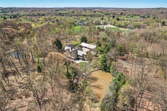 1700 Forker Blvd, Hermitage, PA 16148 - aerial view of property's location with a heavily wooded area