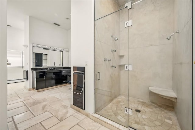 1700 Forker Blvd, Hermitage, PA 16148 - full bath with a stall shower and vanity