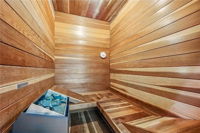 1700 Forker Blvd, Hermitage, PA 16148 - sauna / steam room with wooden walls and wooden ceiling