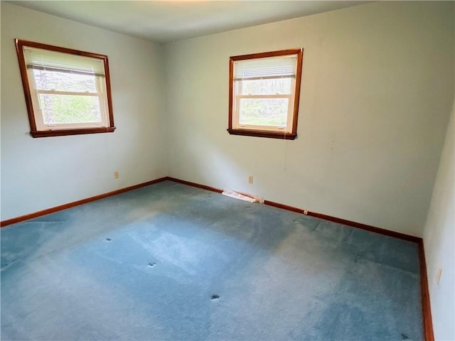 90 Dague Ln, South Franklin, PA 15301 - unfurnished room with healthy amount of natural light, carpet flooring, and baseboards